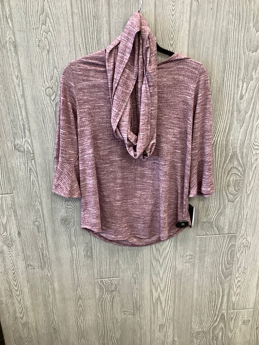 Top Long Sleeve By Ab Studio In Purple, Size: M