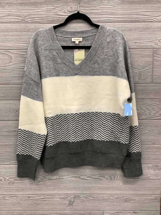 Sweater By Ee Some In Grey, Size: M