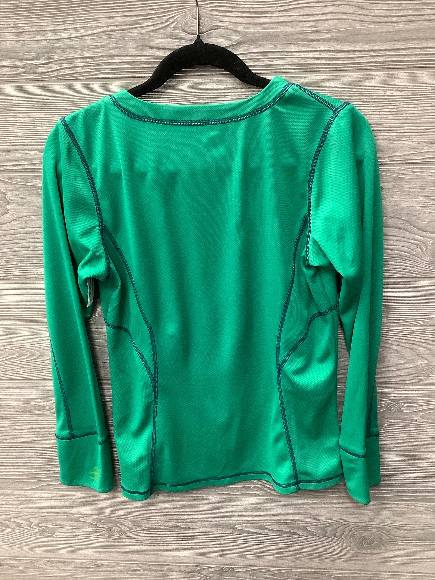 Athletic Top Long Sleeve Crewneck By Clothes Mentor In Green, Size: S