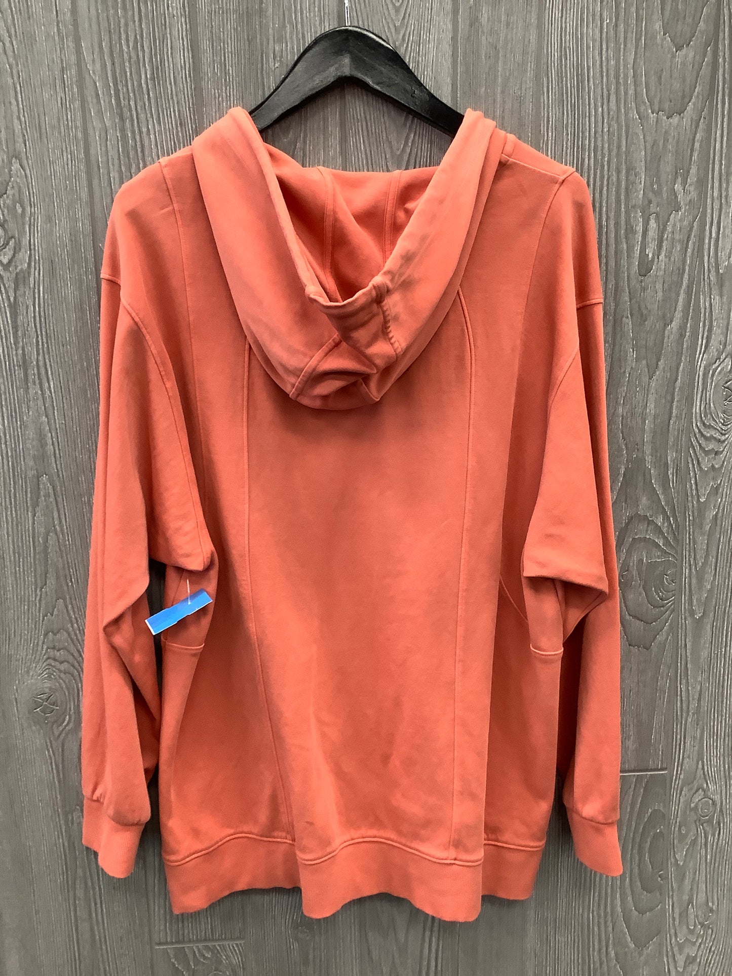 Athletic Sweatshirt Hoodie By Athleta In Coral, Size: L