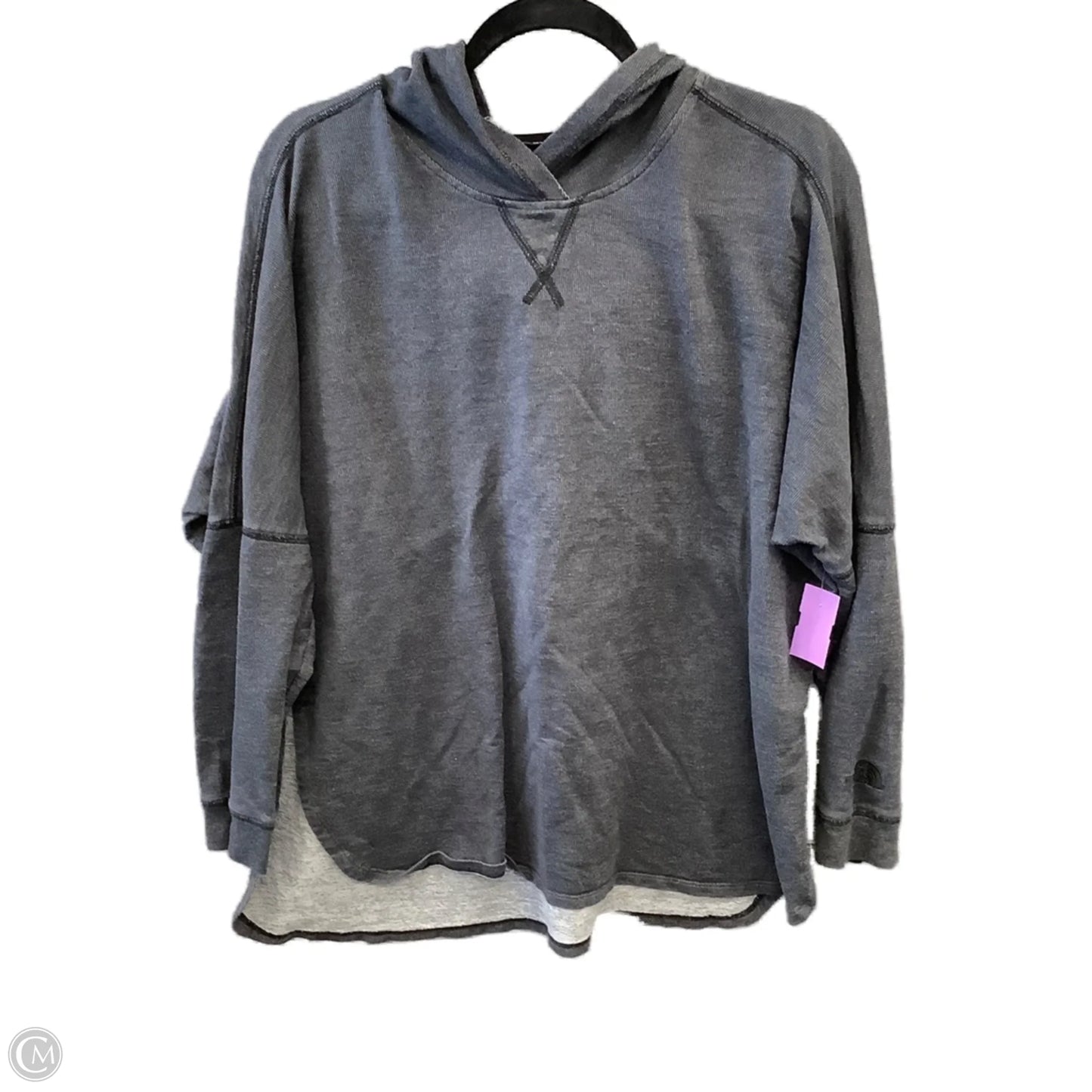 Sweatshirt Hoodie By The North Face In Grey, Size: L