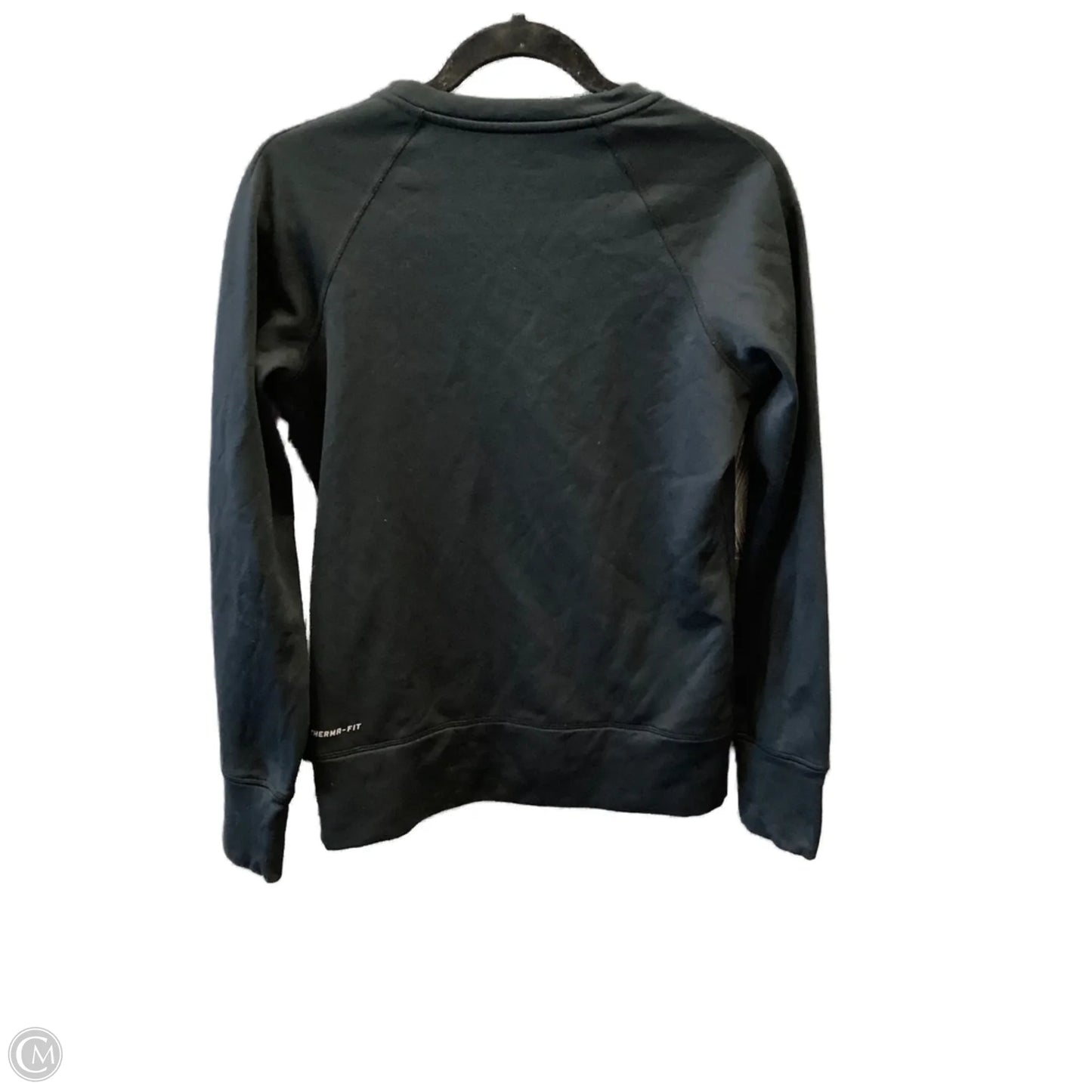 Athletic Sweatshirt Crewneck By Nike Apparel In Black, Size: S