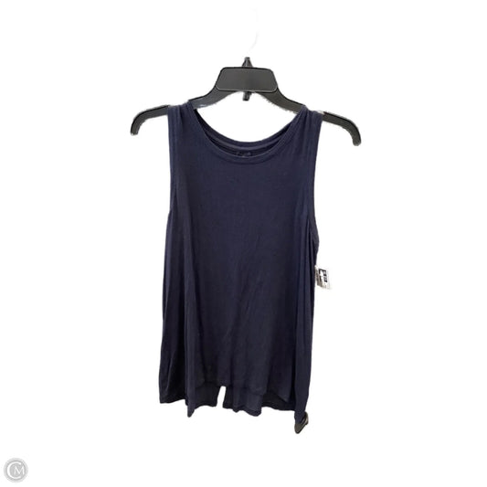Top Sleeveless By Halogen In Blue, Size: S