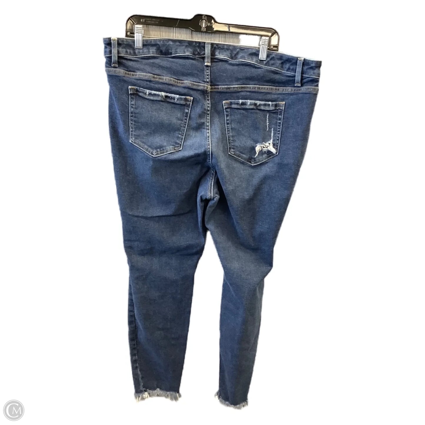 Jeans Skinny By Lane Bryant In Blue Denim, Size: 20
