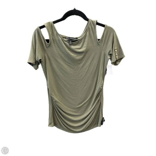 Top Short Sleeve By White House Black Market In Green, Size: S