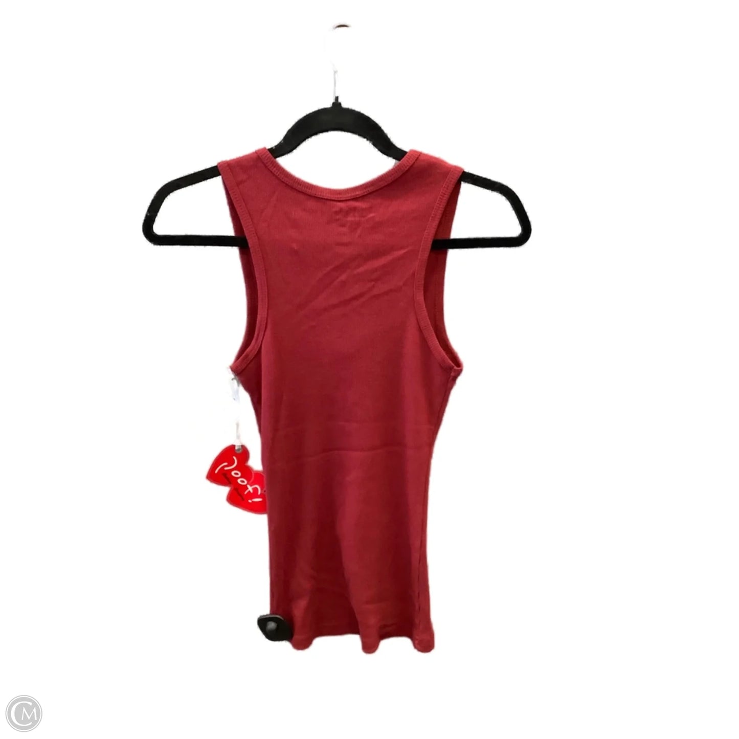 Top Sleeveless By Poof In Red, Size: M