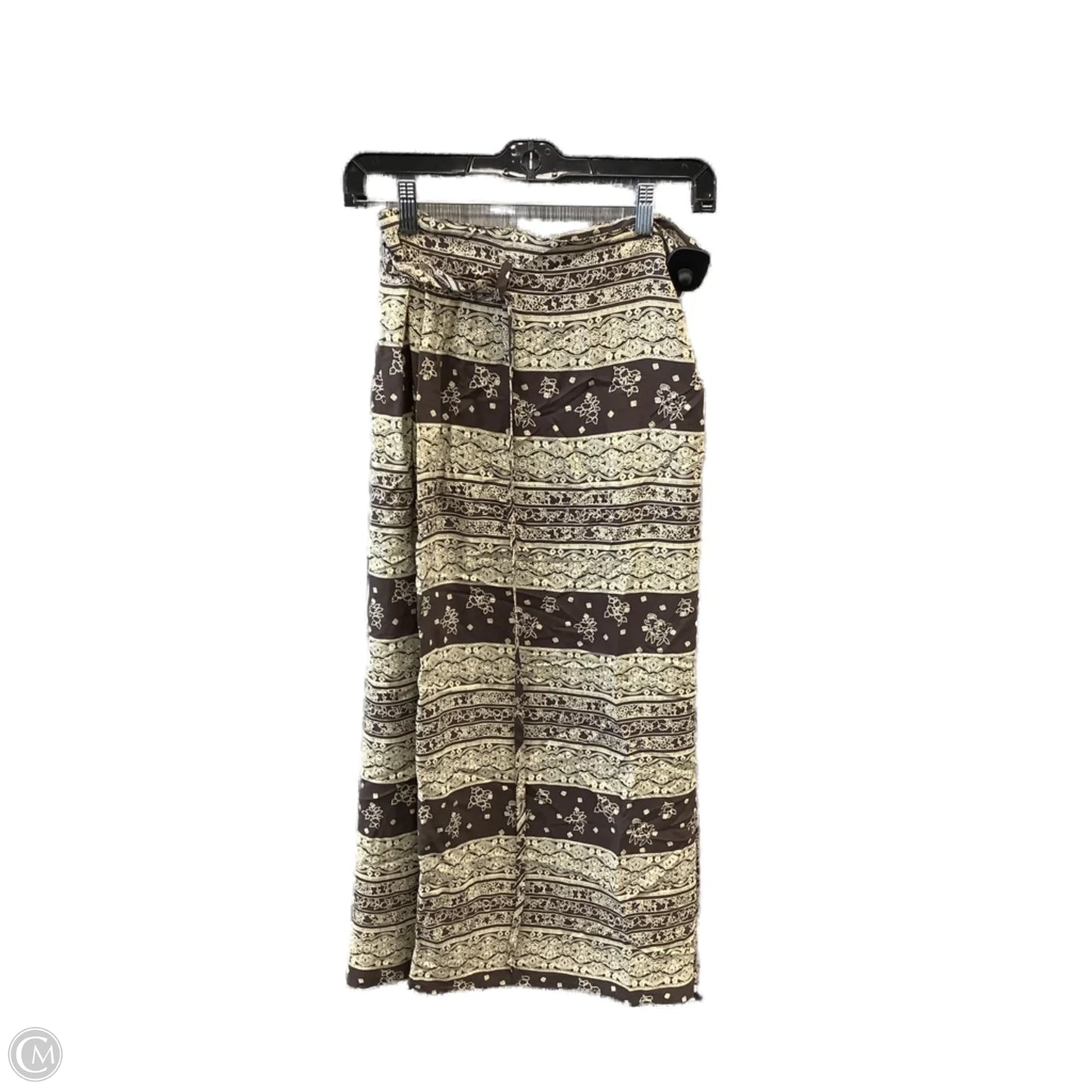 Skirt Midi By Lamadei In Brown, Size: 10