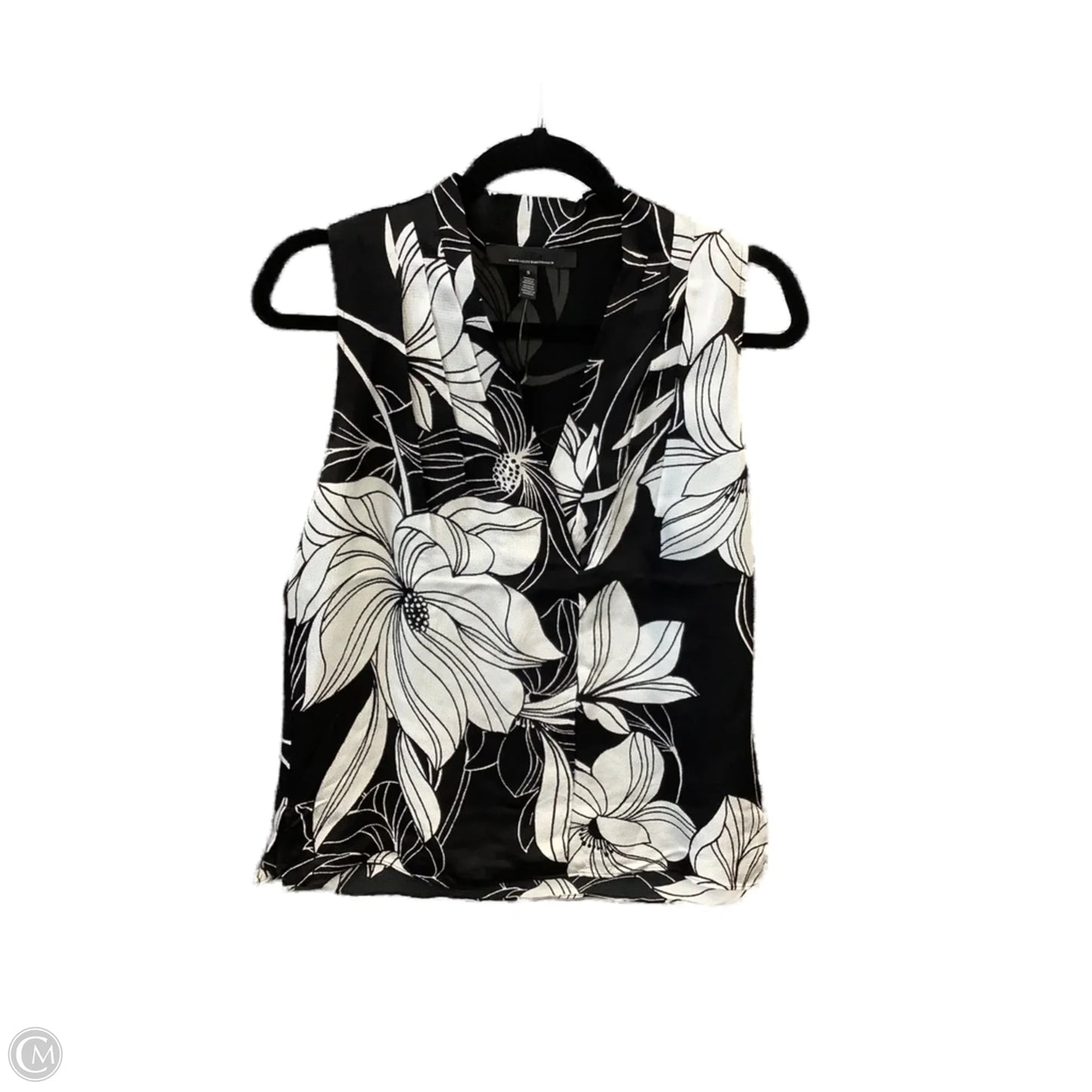 Top Sleeveless By White House Black Market In Black & White, Size: S