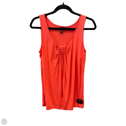 Top Sleeveless By Relativity In Orange, Size: M