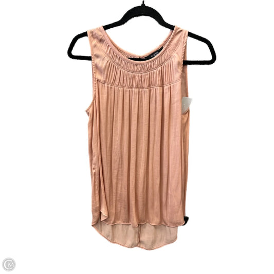 Top Sleeveless By Simply Vera In Pink, Size: M