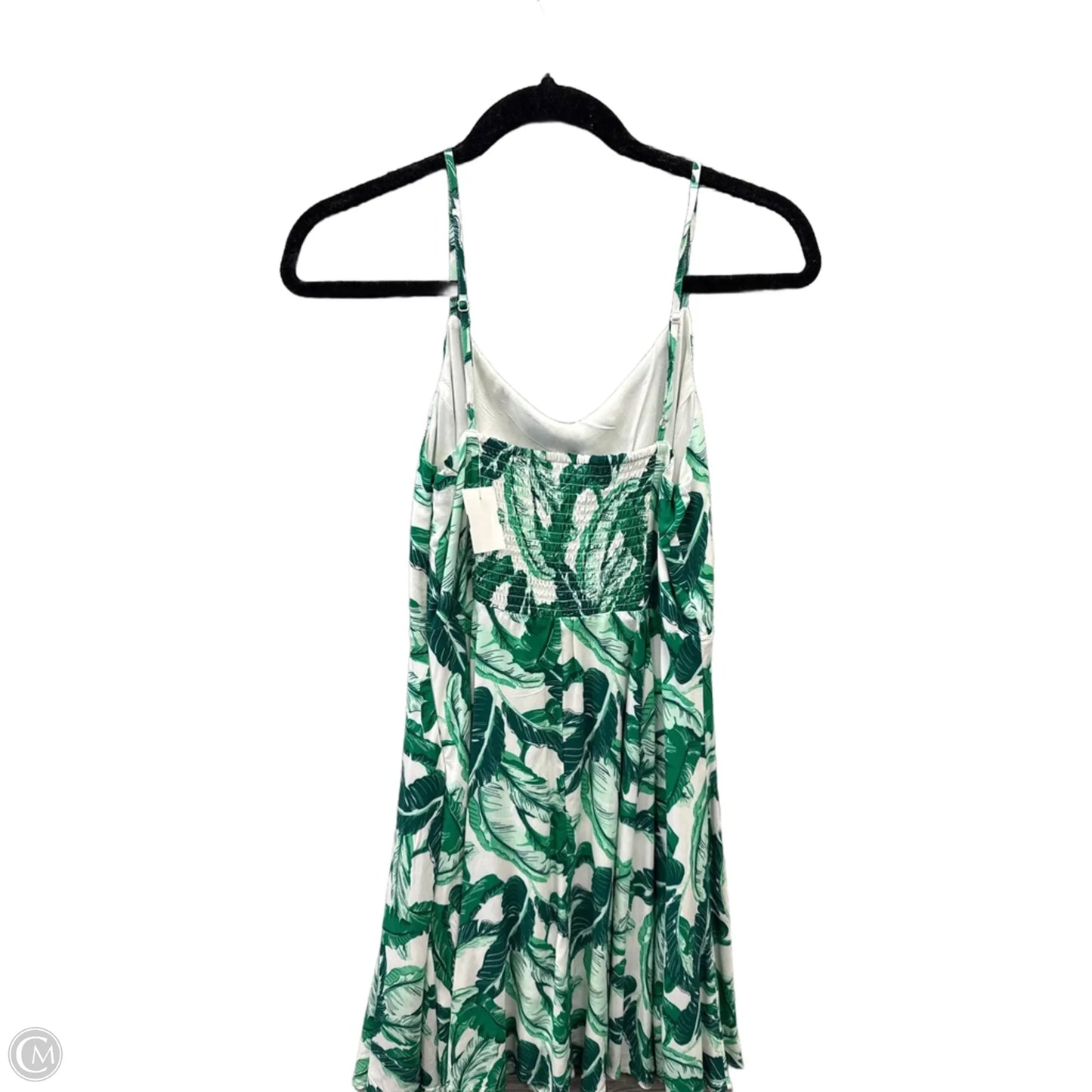 Dress Casual Short By Old Navy In Green & White, Size: M