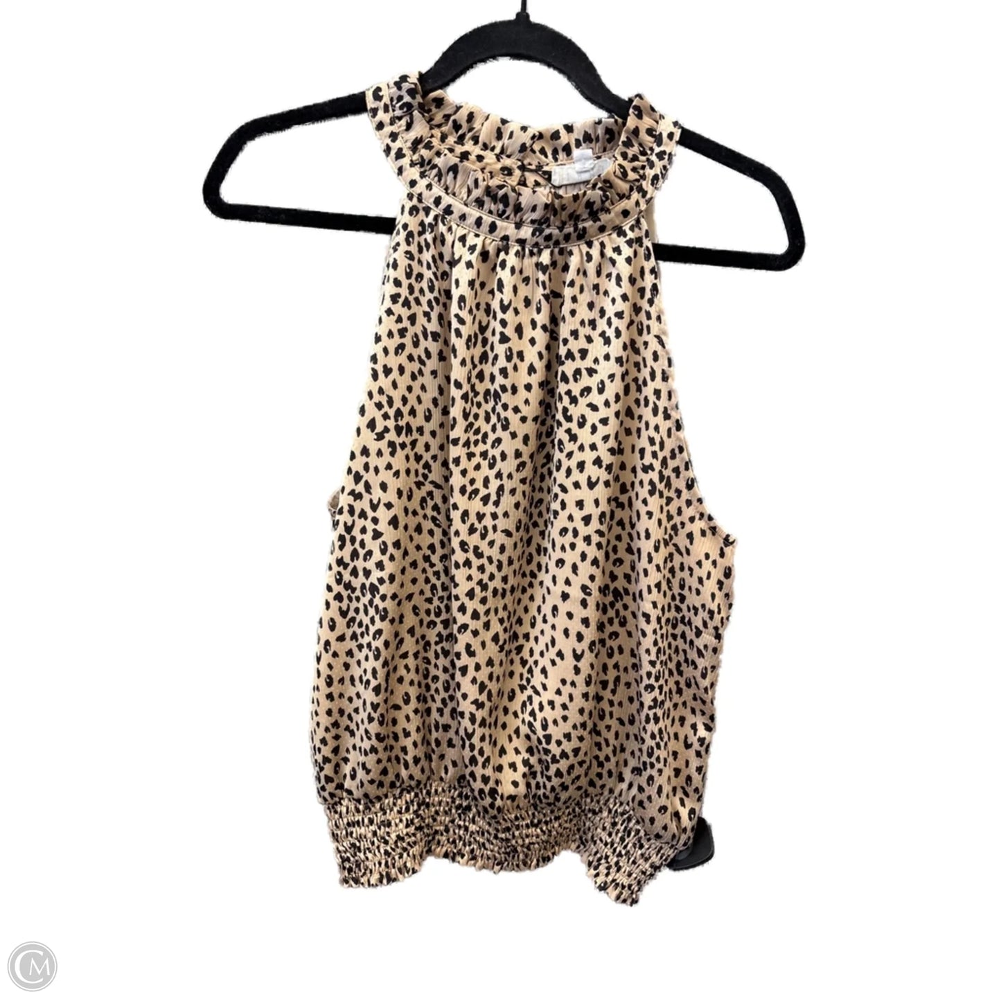 Top Sleeveless By Thml In Animal Print, Size: L