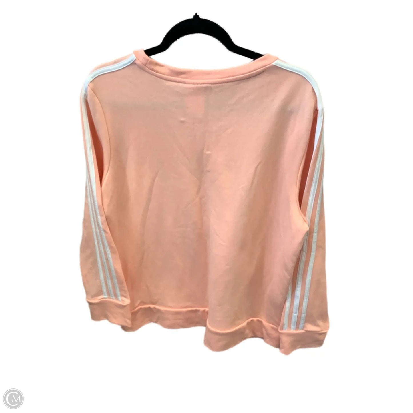 Athletic Sweatshirt Crewneck By Adidas In Coral, Size: Xl