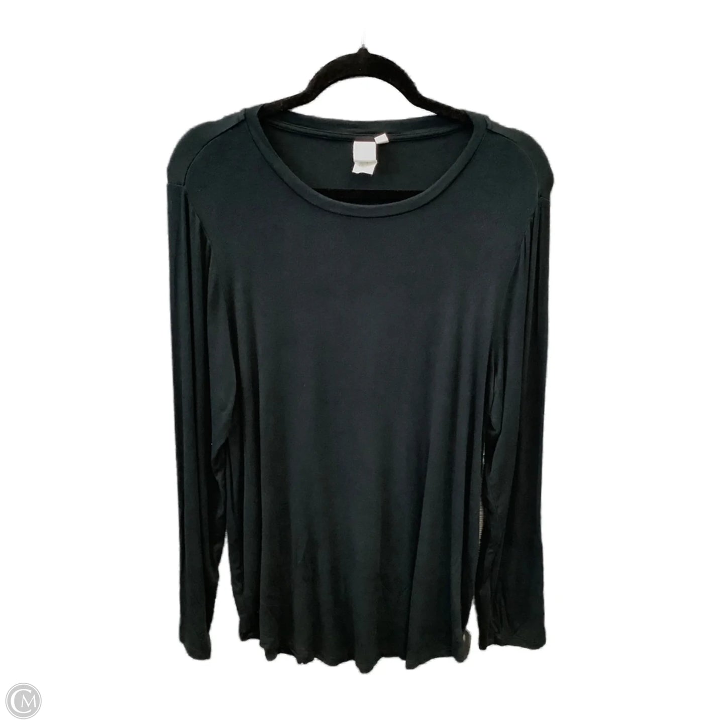 Top Long Sleeve Basic By Cme In Black, Size: L