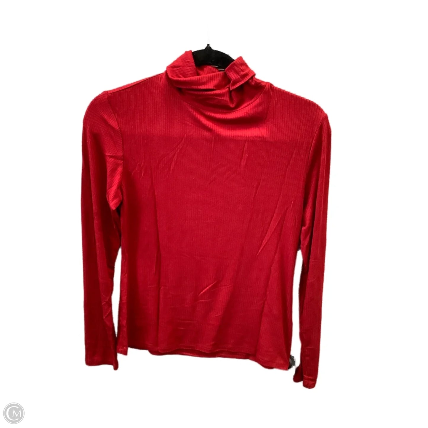 Top Long Sleeve By Simply Vera In Red, Size: M