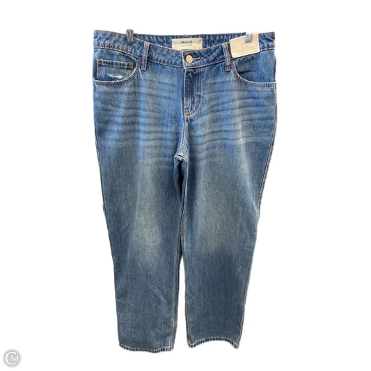 Jeans Straight By Hollister In Blue Denim, Size: 10