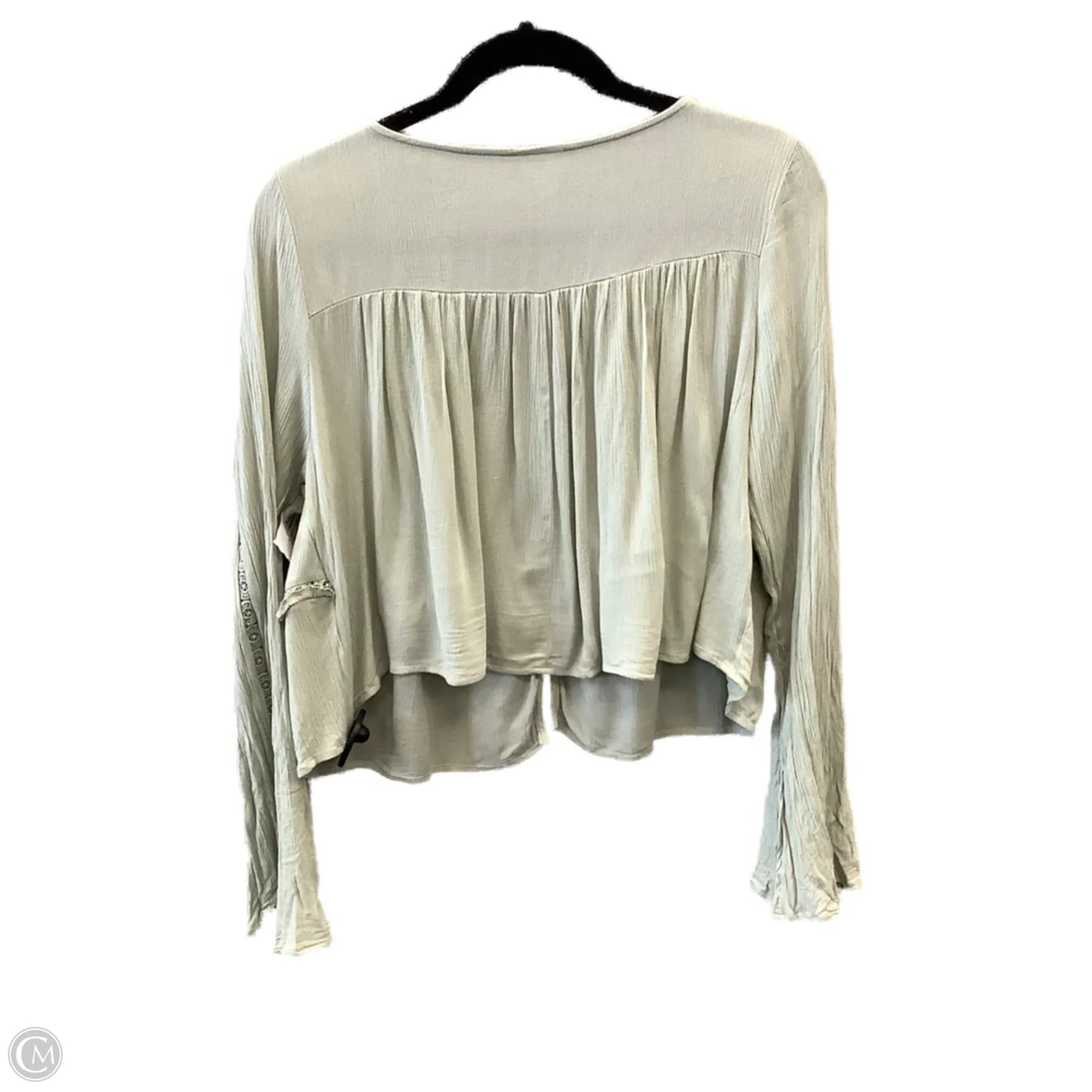 Top Long Sleeve By Clothes Mentor In Green, Size: L