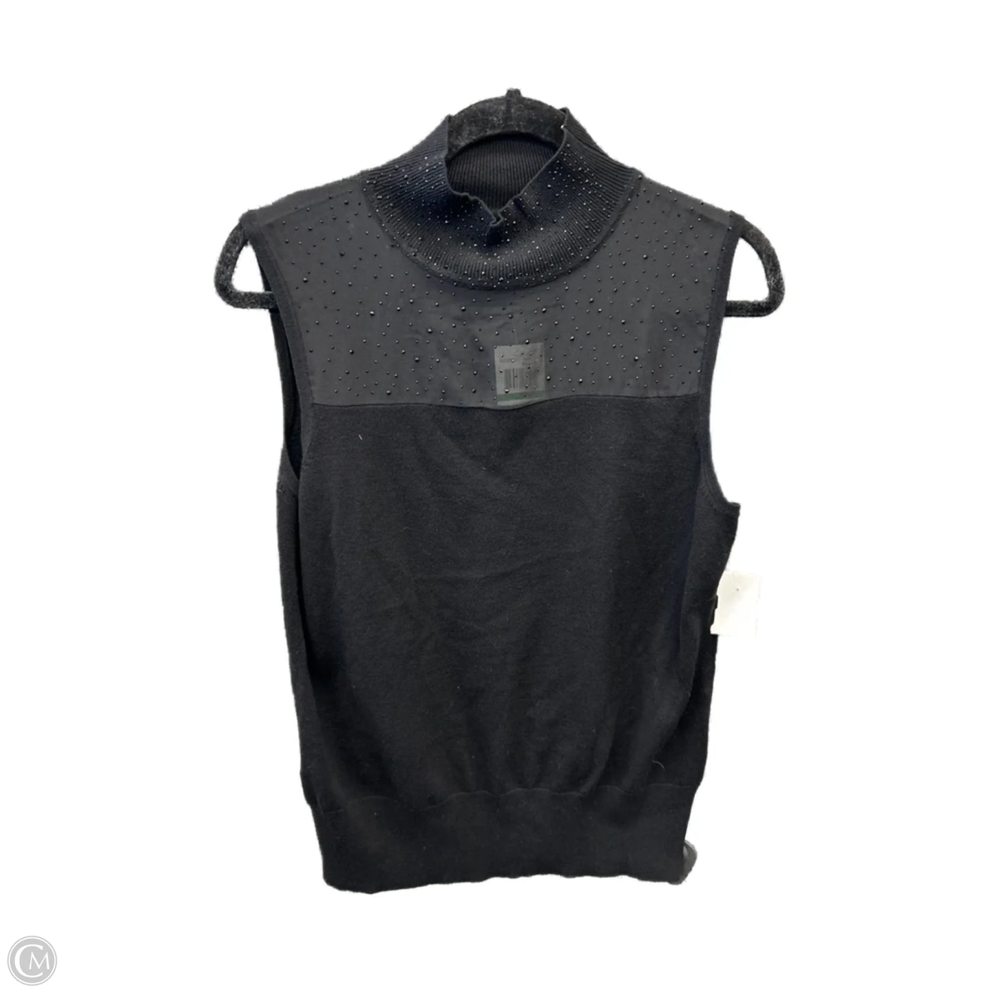 Top Sleeveless By Cable And Gauge In Black, Size: L