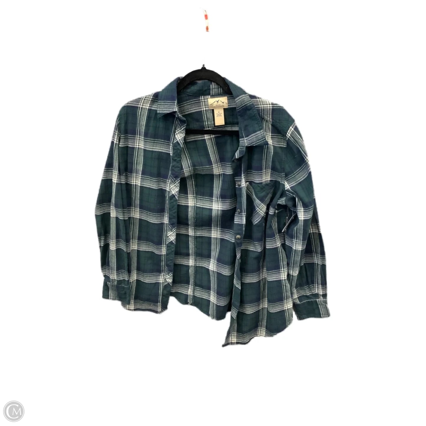 Top Long Sleeve By Clothes Mentor In Green, Size: M