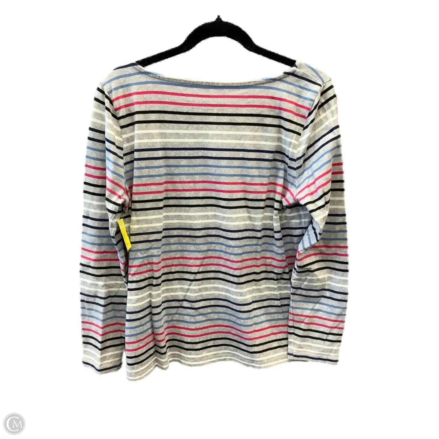 Top Long Sleeve By Talbots In Grey, Size: Lp