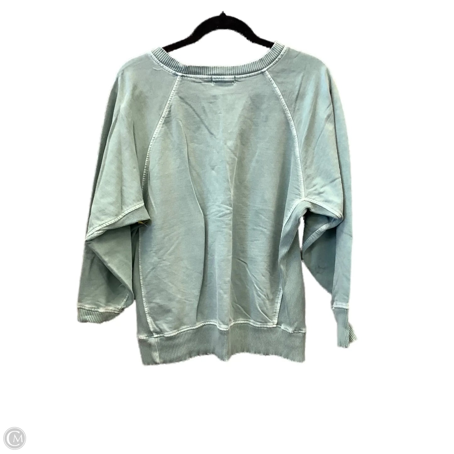 Sweatshirt Crewneck By Zenana In Blue, Size: M