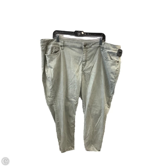 Jeans Skinny By Lane Bryant In Green, Size: 24