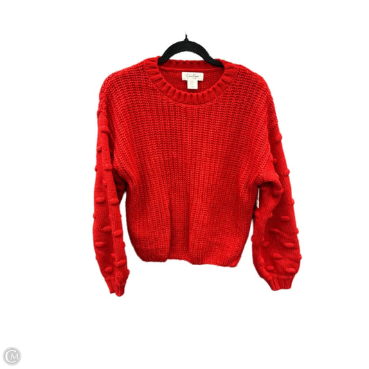 Sweater By Jessica Simpson In Red, Size: Xs