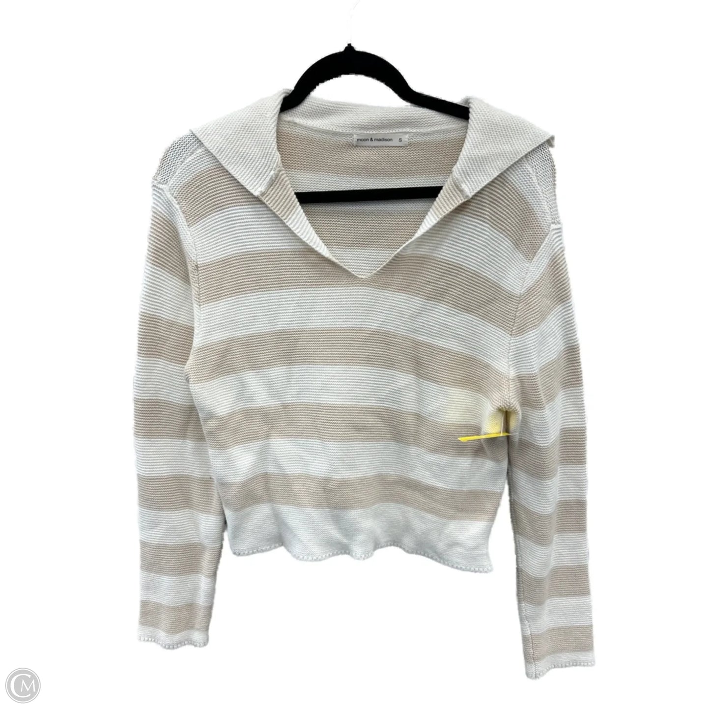 Sweater By Moon And Madison In Beige, Size: S