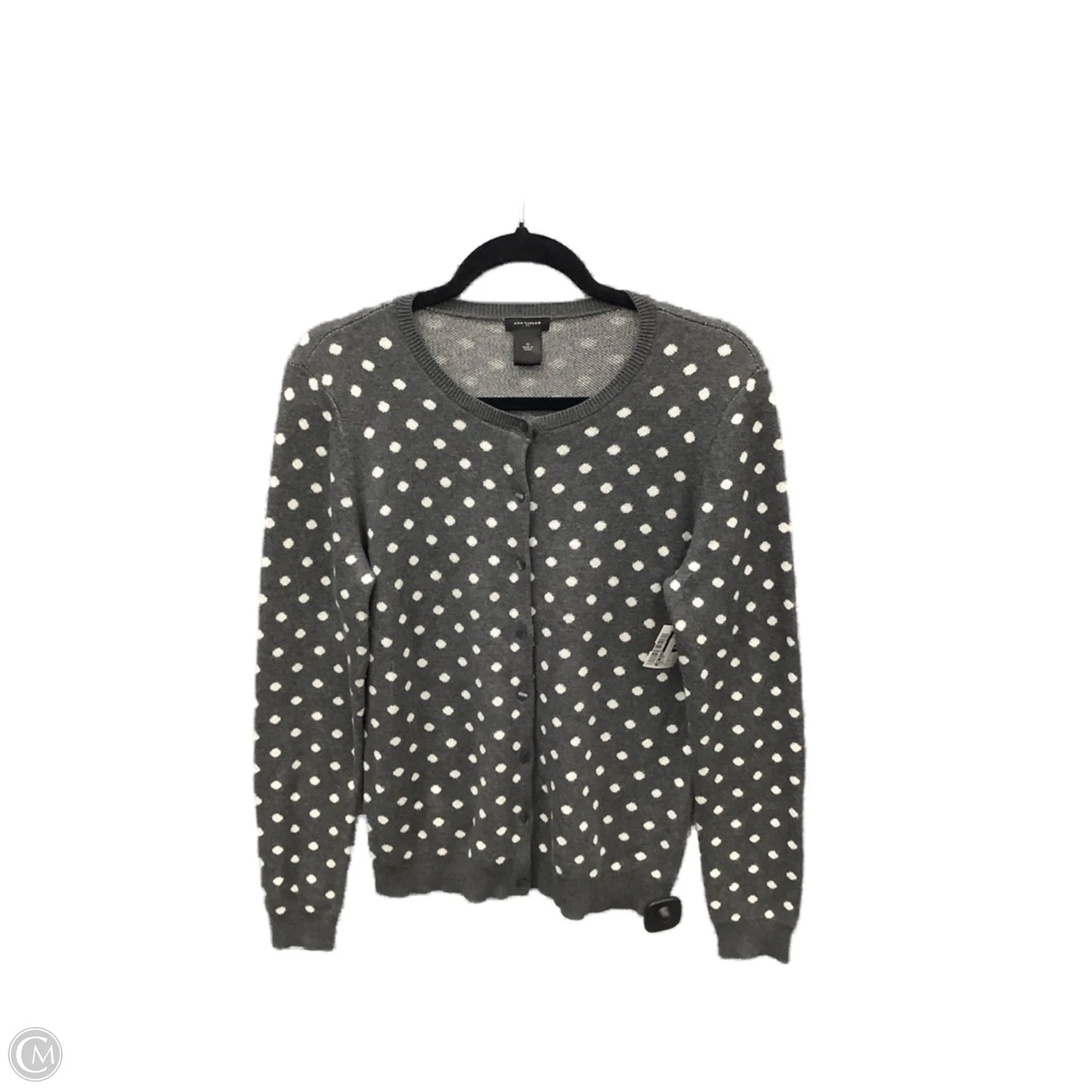 Cardigan By Ann Taylor In Grey, Size: M