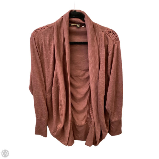 Cardigan By Clothes Mentor In Brown, Size: M