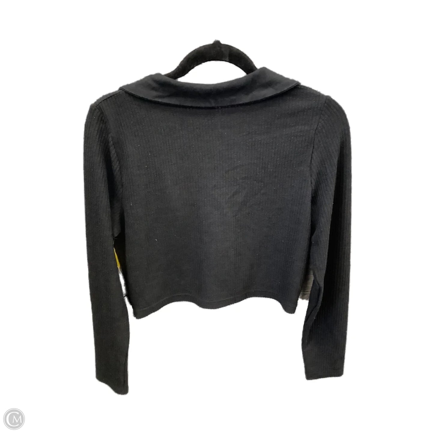 Top Long Sleeve By Divided In Black, Size: L