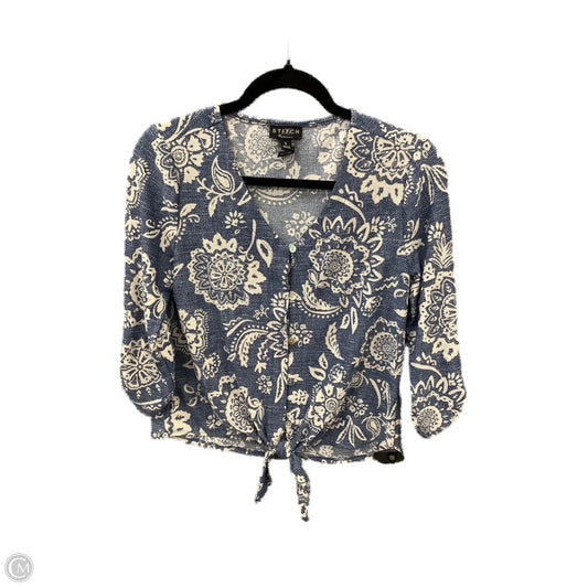 Top Long Sleeve By Clothes Mentor In Blue, Size: S