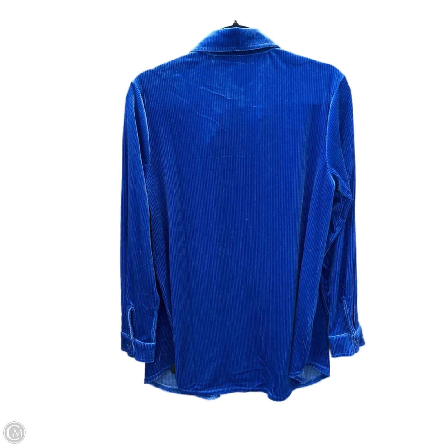 Top Long Sleeve By Philosophy In Blue, Size: S
