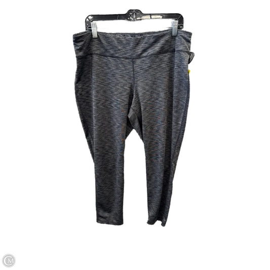 Athletic Leggings By Ideology In Grey, Size: Xxl