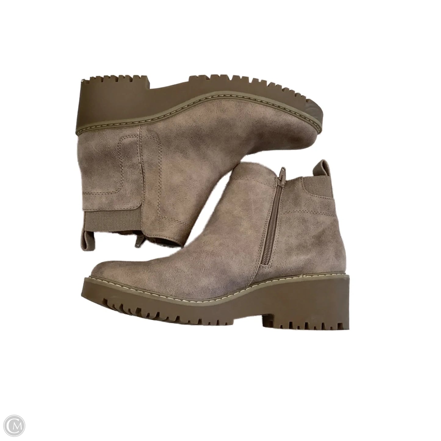 Boots Ankle Flats By Cliffs By White Mountain In Brown, Size: 9