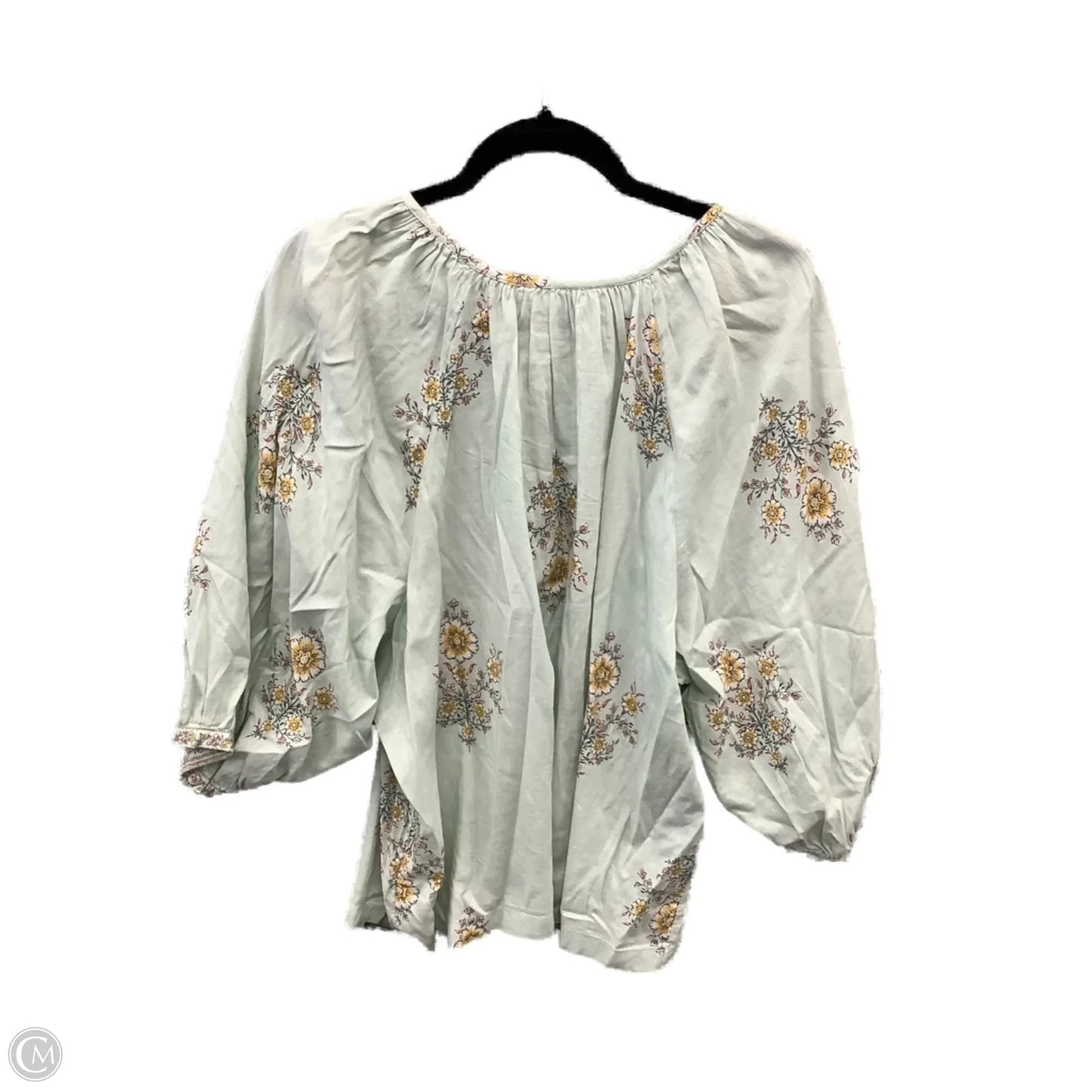 Top Long Sleeve By Lc Lauren Conrad In Blue, Size: Xl