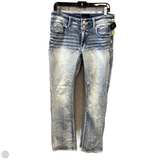 Jeans Boot Cut By Buckle Black In Blue Denim, Size: 8