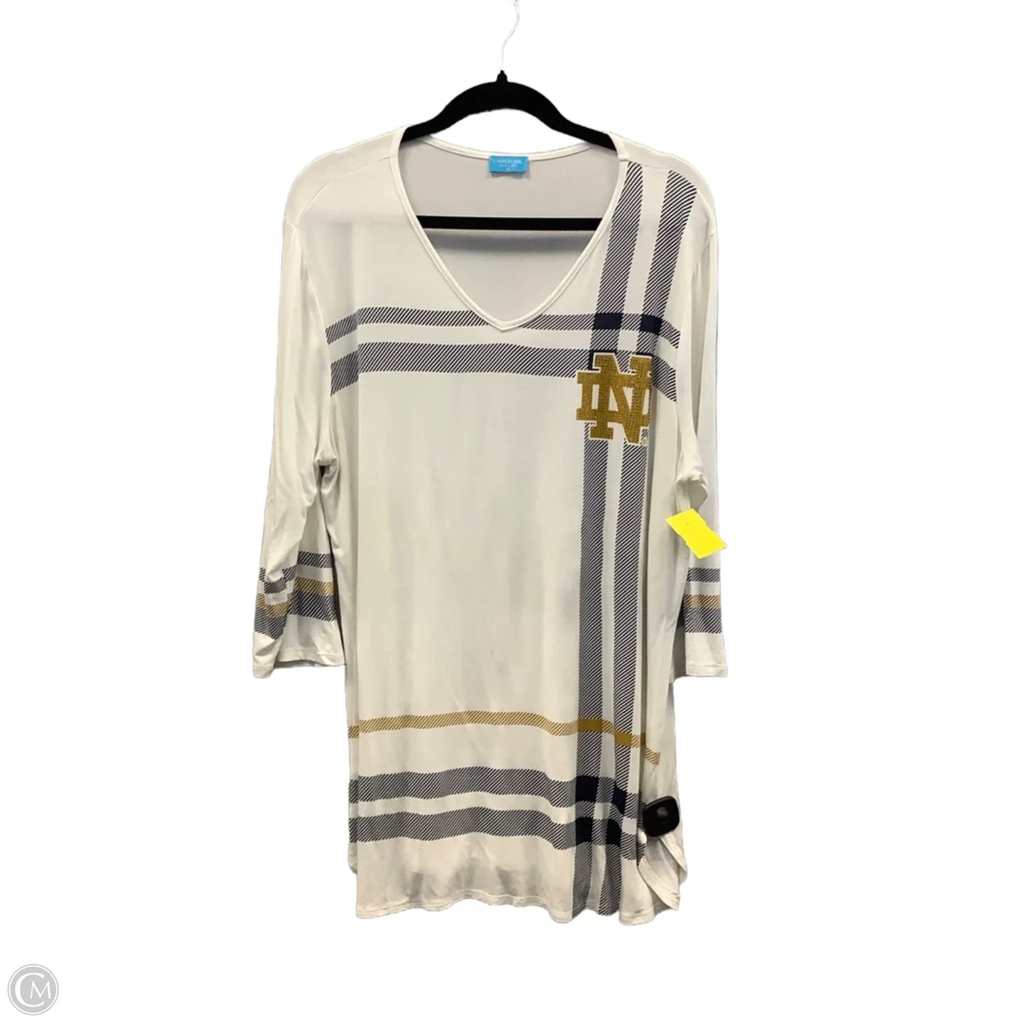 Top Long Sleeve By Clothes Mentor In White, Size: Xl