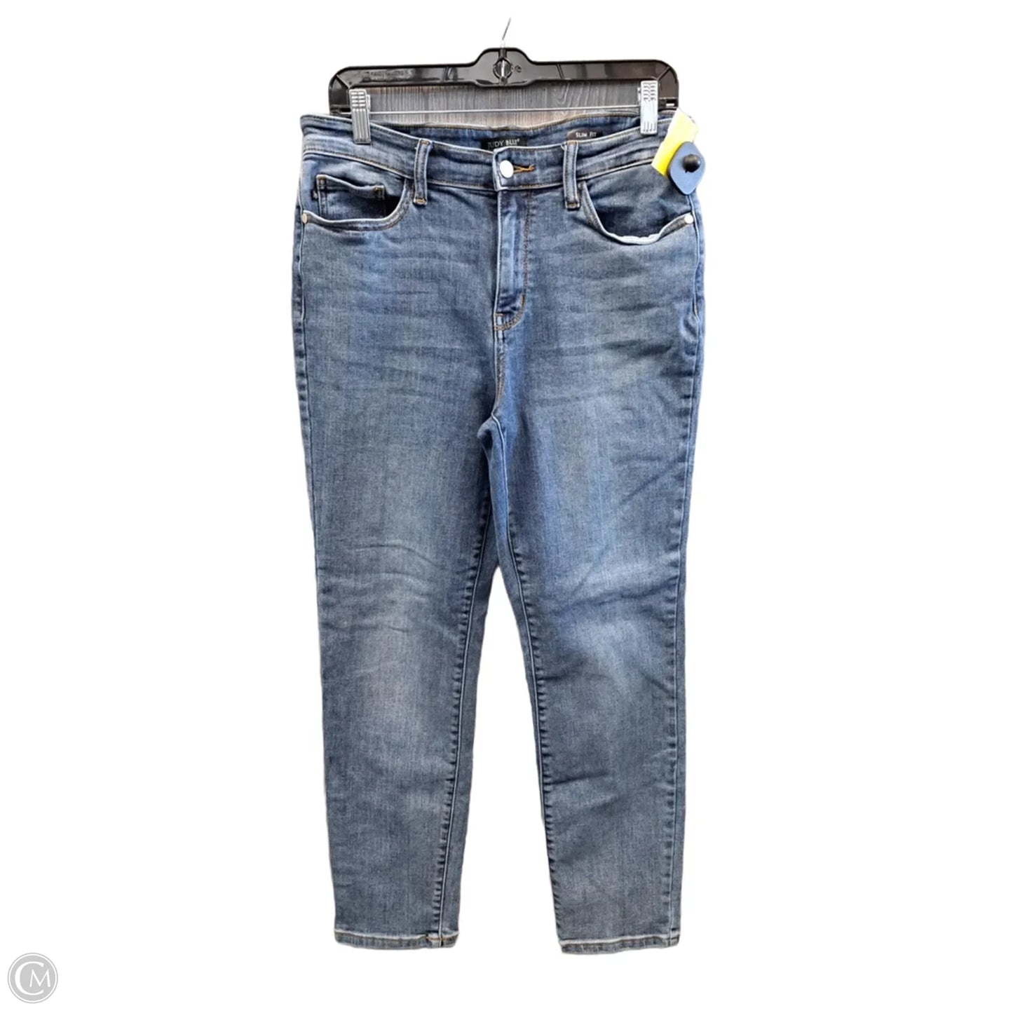 Jeans Skinny By Judy Blue In Blue Denim, Size: 10