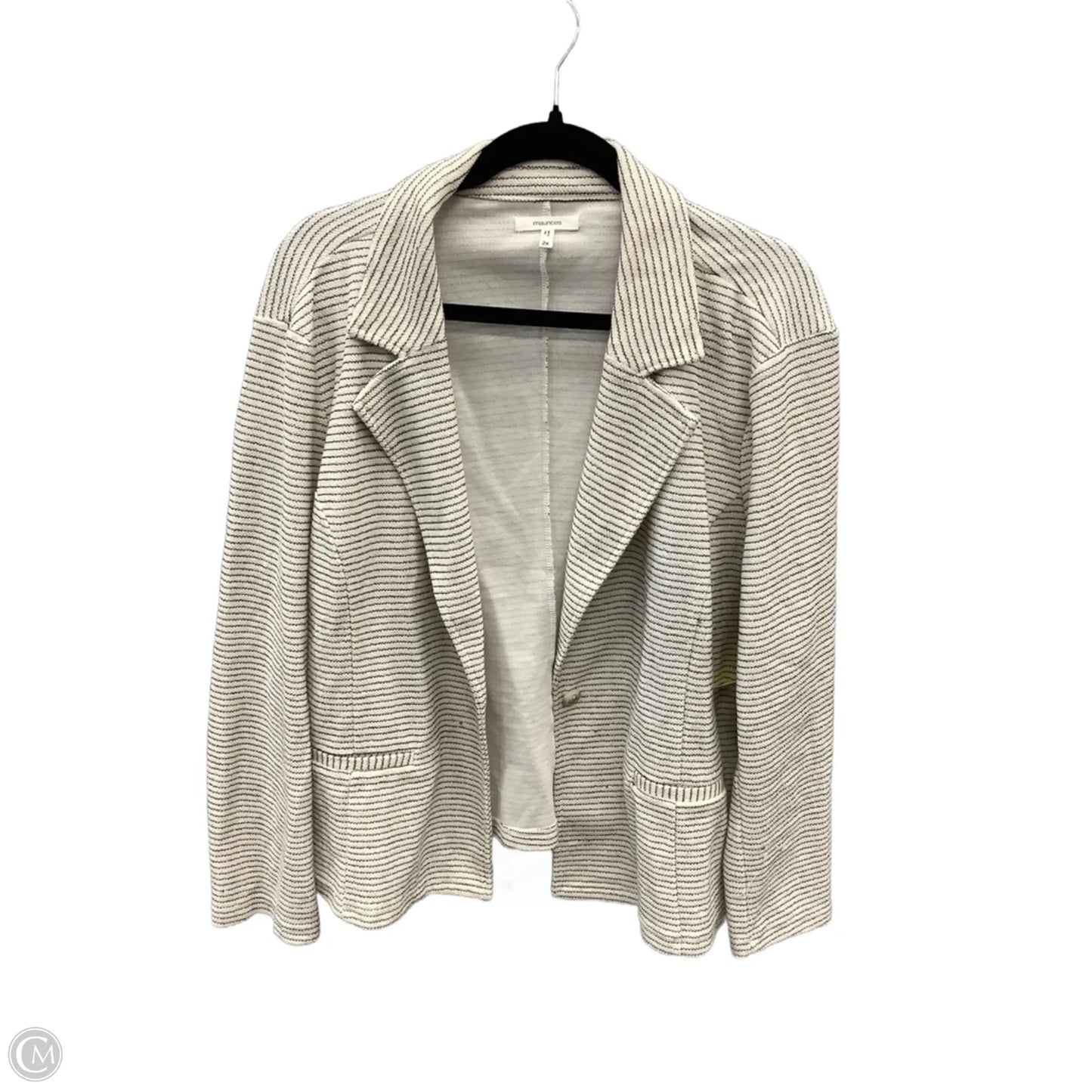 Blazer By Maurices In Cream, Size: 2x