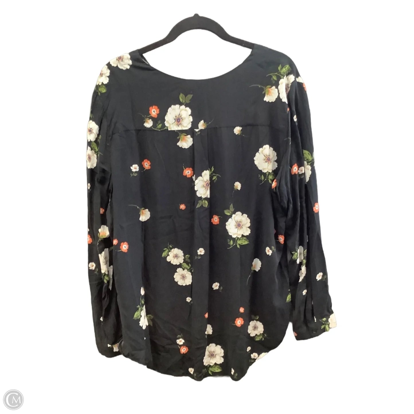 Top Long Sleeve By Clothes Mentor In Black, Size: Xxl