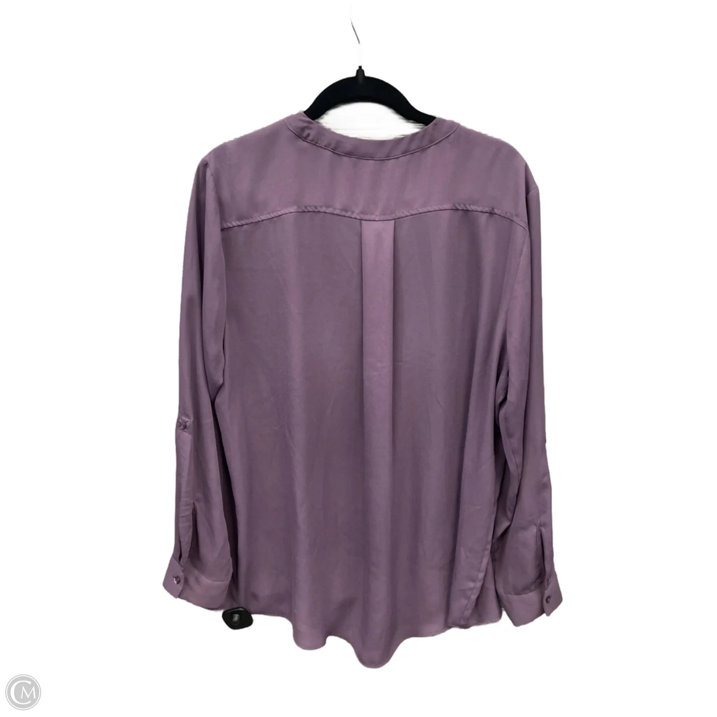 Top Long Sleeve By Simply Vera In Purple, Size: Xl