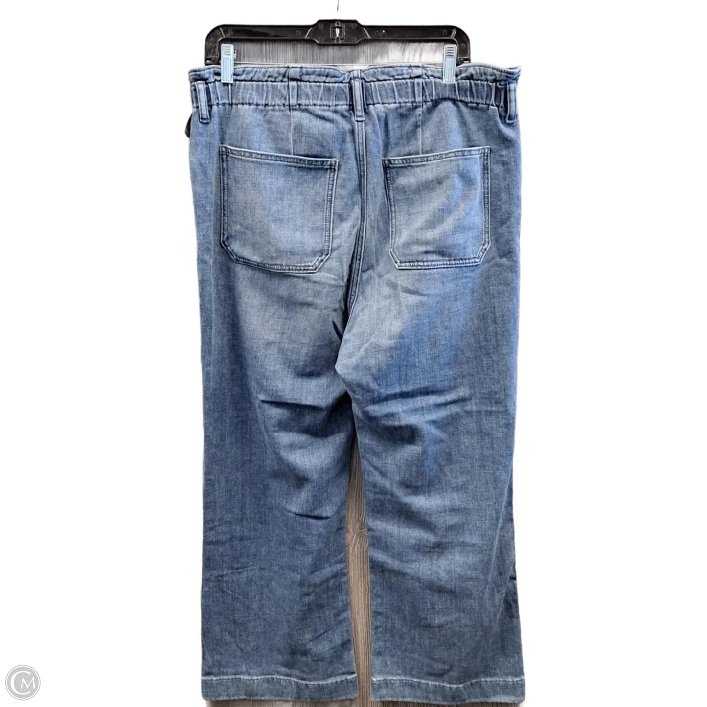 Jeans Wide Leg By J. Crew In Blue Denim, Size: 12