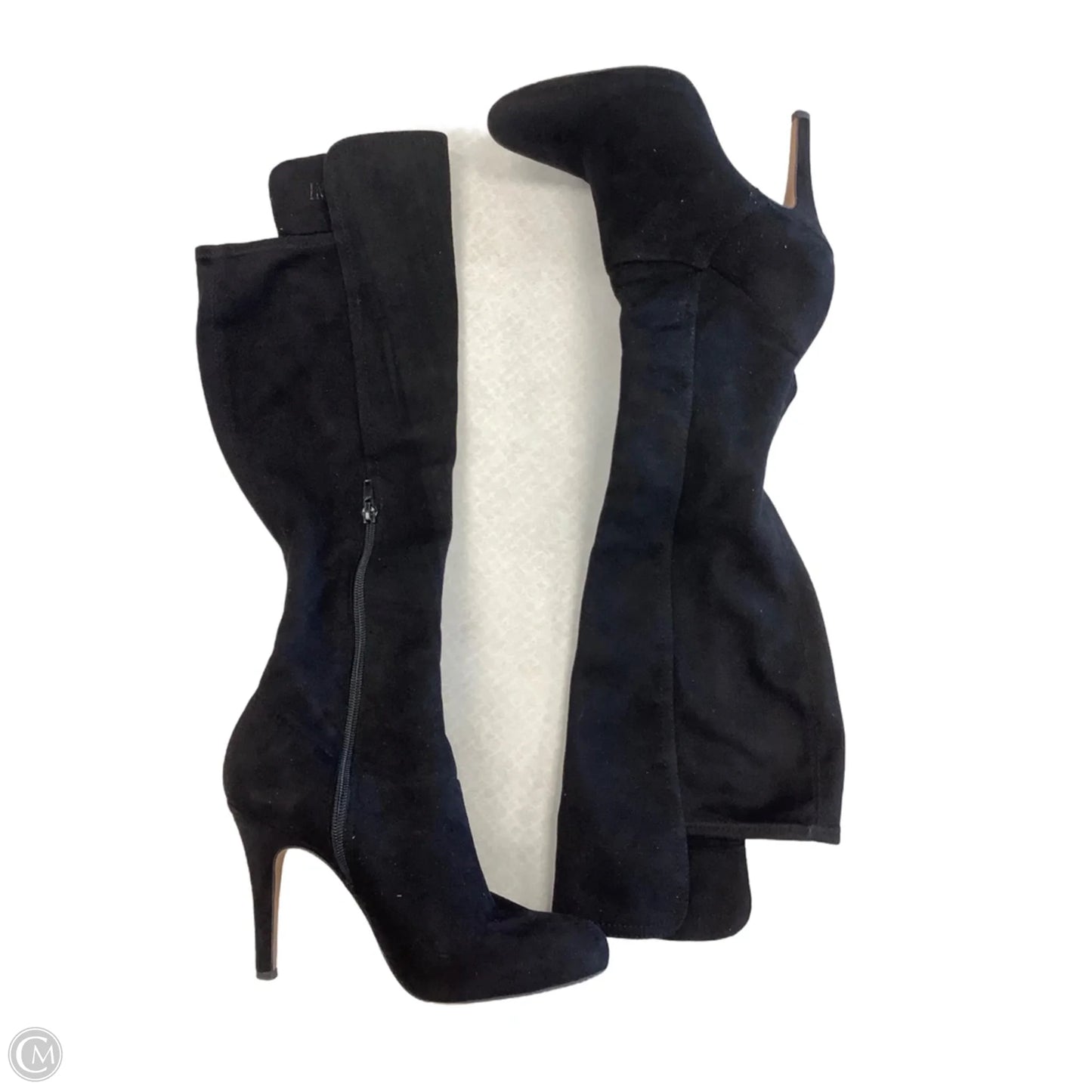 Boots Knee Heels By Inc In Black, Size: 7