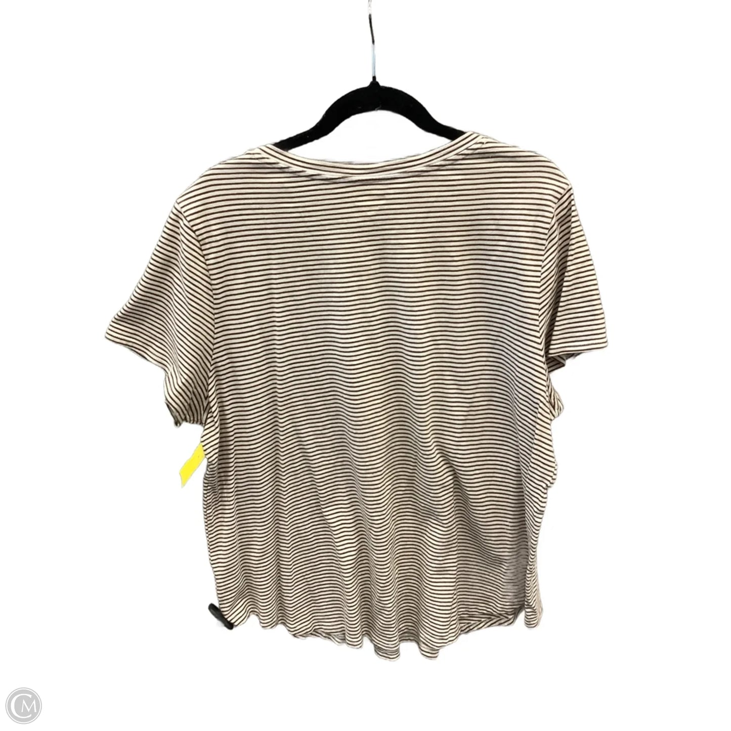 Top Short Sleeve By Old Navy In Brown, Size: Xxl