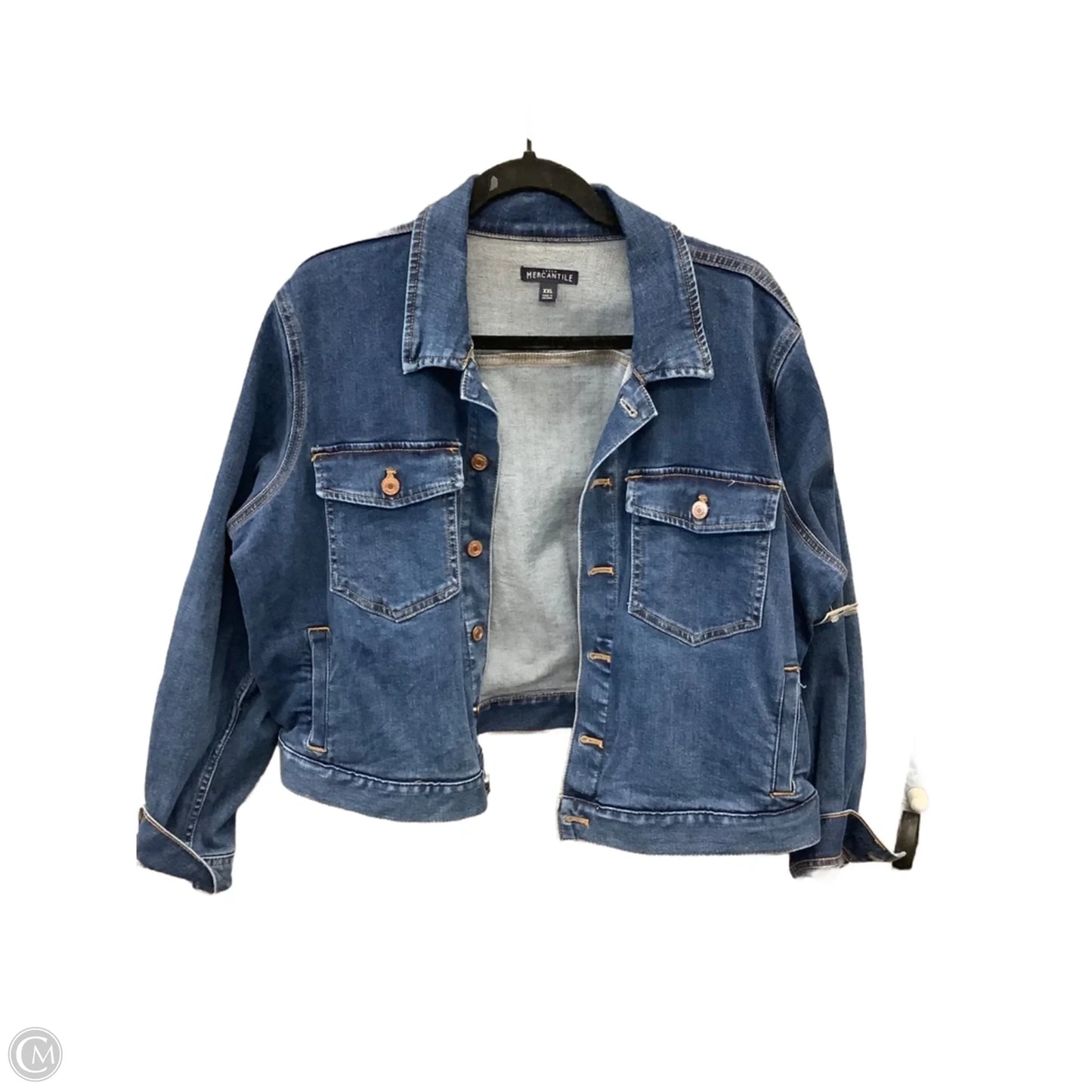 Jacket Denim By J. Crew In Blue Denim, Size: Xxl