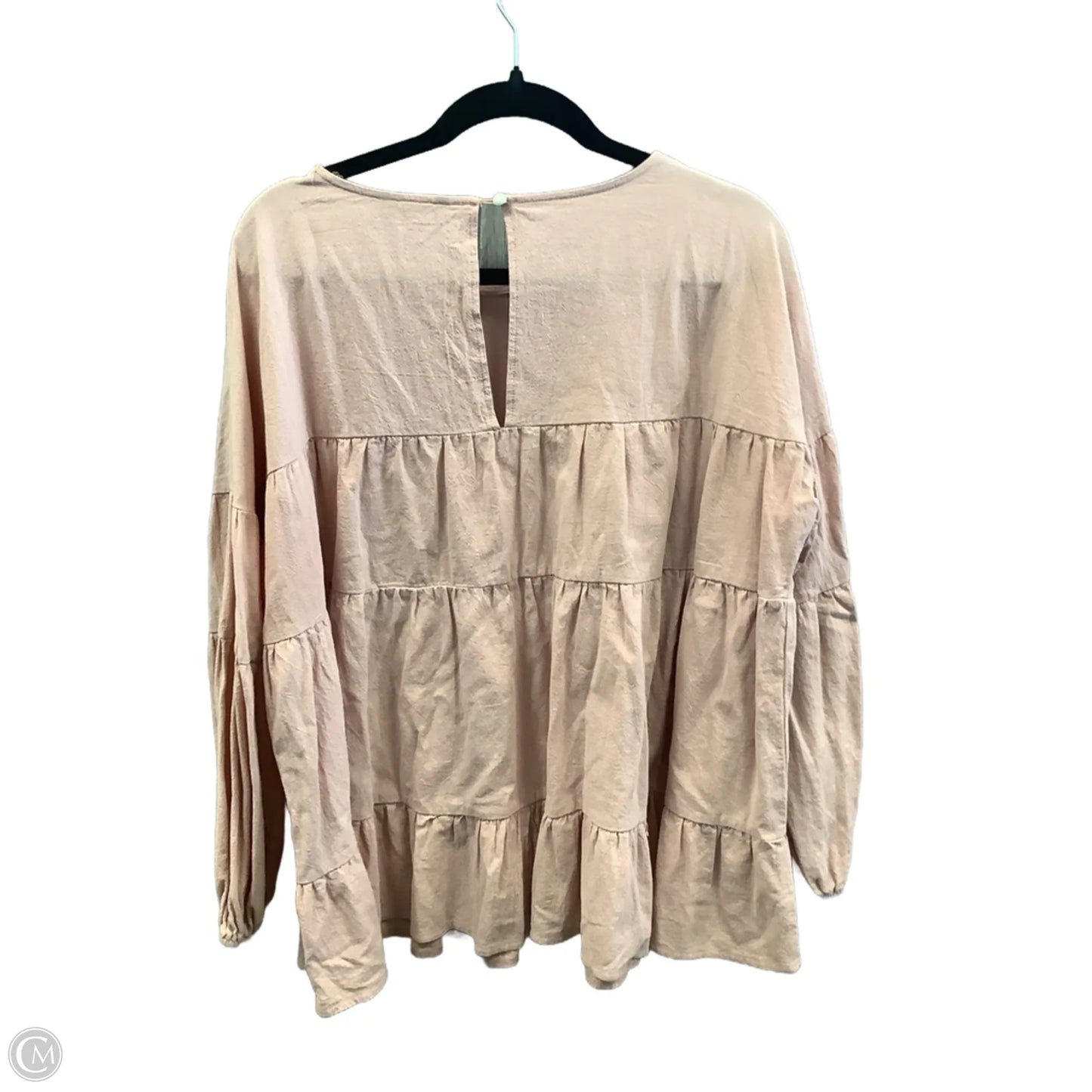 Top Long Sleeve By Shein In Pink, Size: Xl