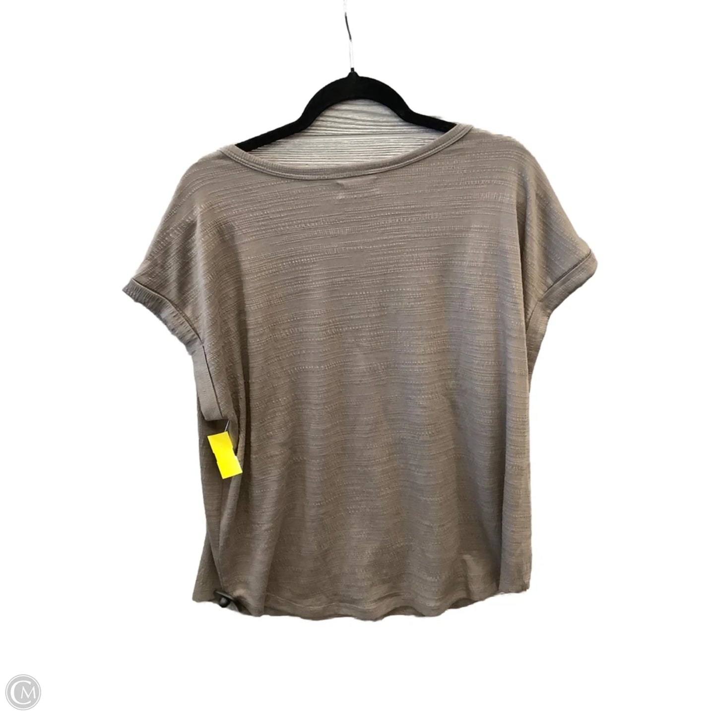 Top Short Sleeve By Maurices In Brown, Size: L