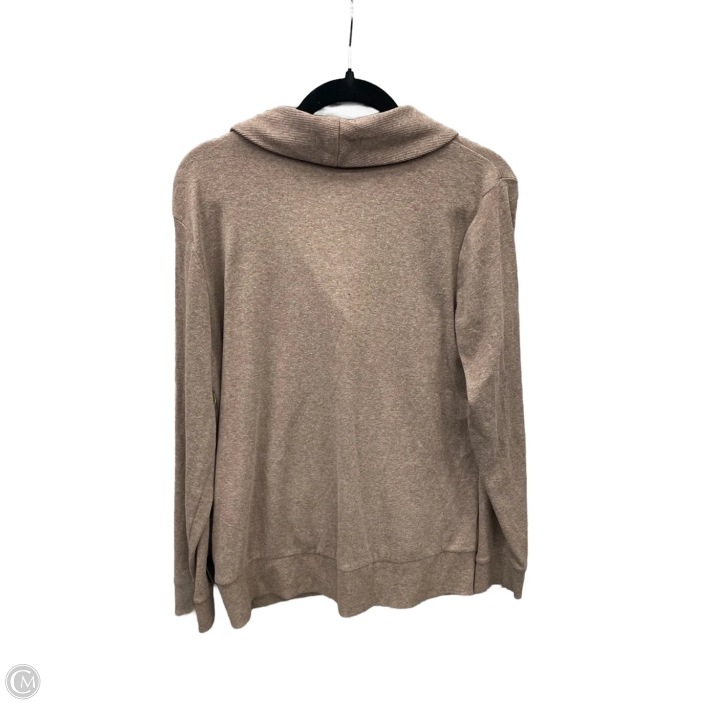 Top Long Sleeve By Banana Republic In Brown, Size: L