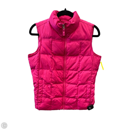 Vest Puffer & Quilted By Lands End In Pink, Size: S